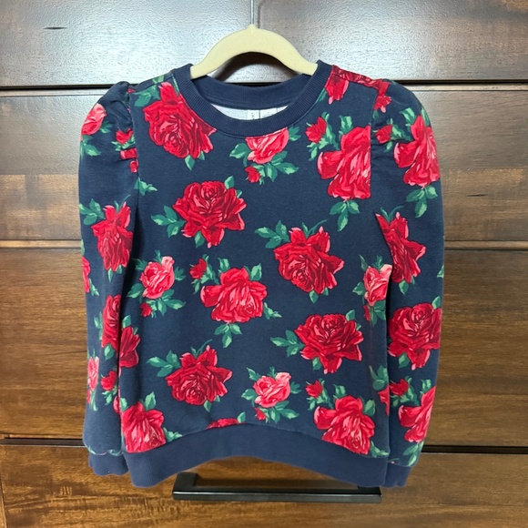 American Girl® X Janie And Jack Wrapped In Roses Party Top Girls Size 7 - Picture 1 of 4